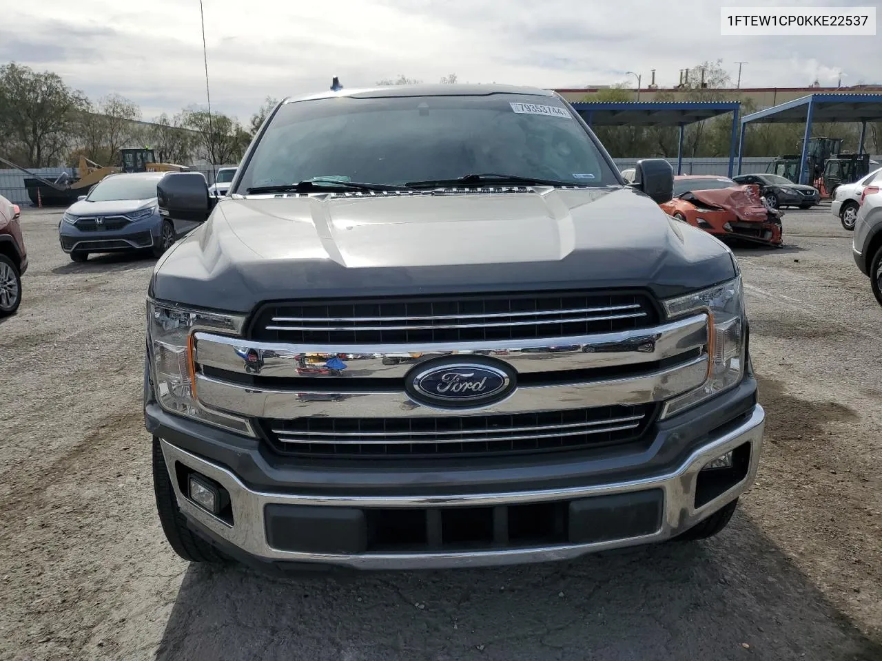 2019 Ford F150 Supercrew VIN: 1FTEW1CP0KKE22537 Lot: 79353744