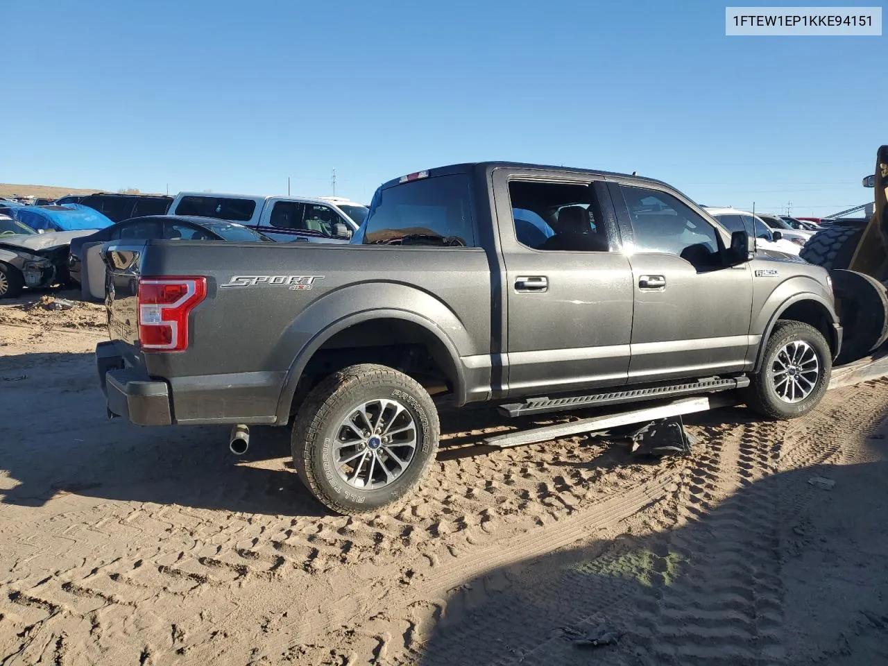 2019 Ford F150 Supercrew VIN: 1FTEW1EP1KKE94151 Lot: 79454794