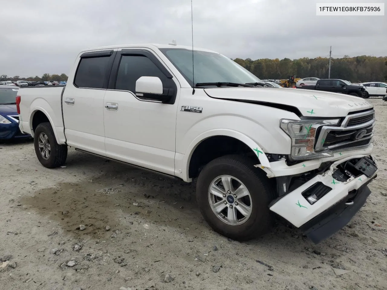 2019 Ford F150 Supercrew VIN: 1FTEW1EG8KFB75936 Lot: 79813074