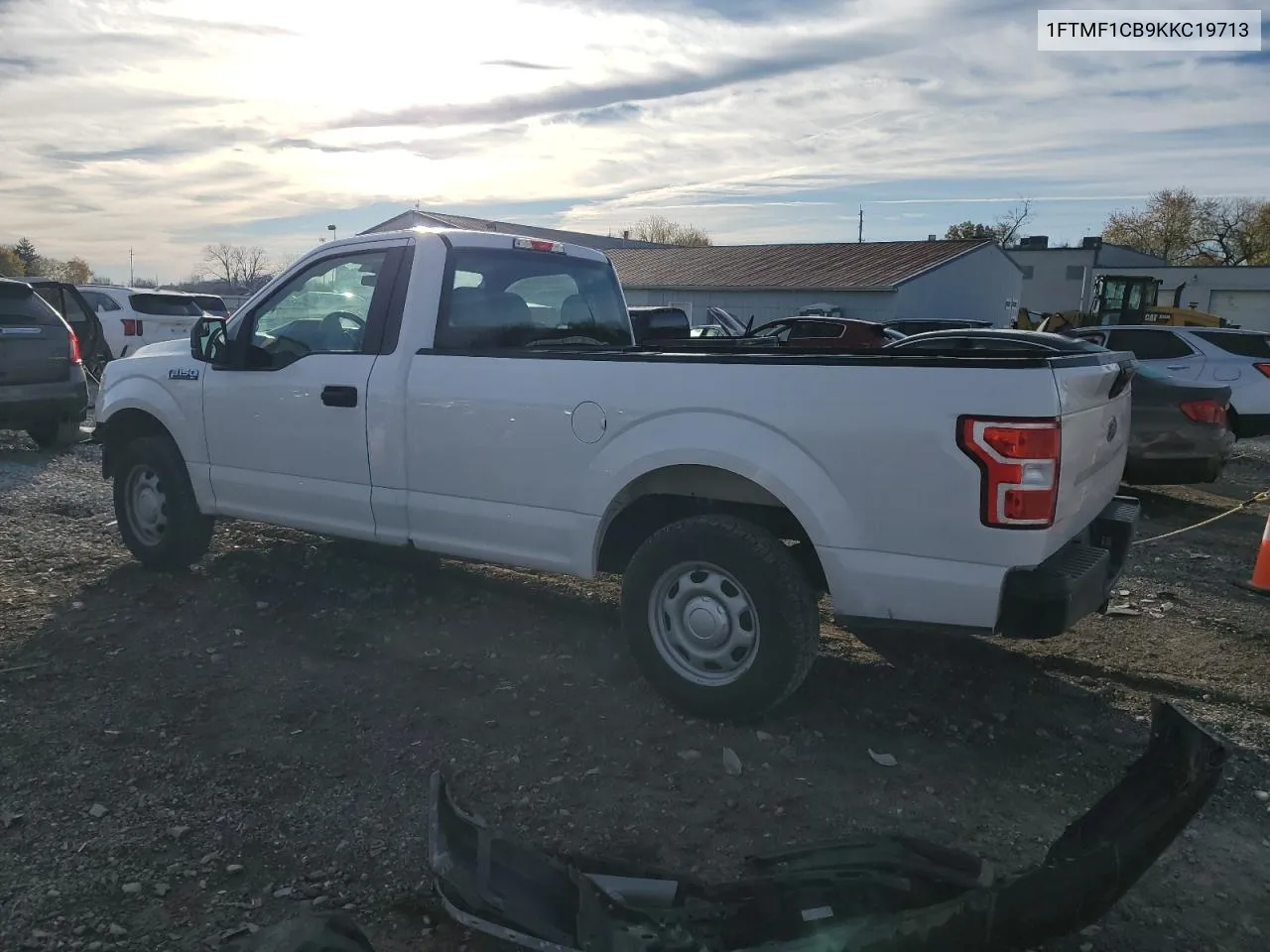 2019 Ford F150 VIN: 1FTMF1CB9KKC19713 Lot: 79991684