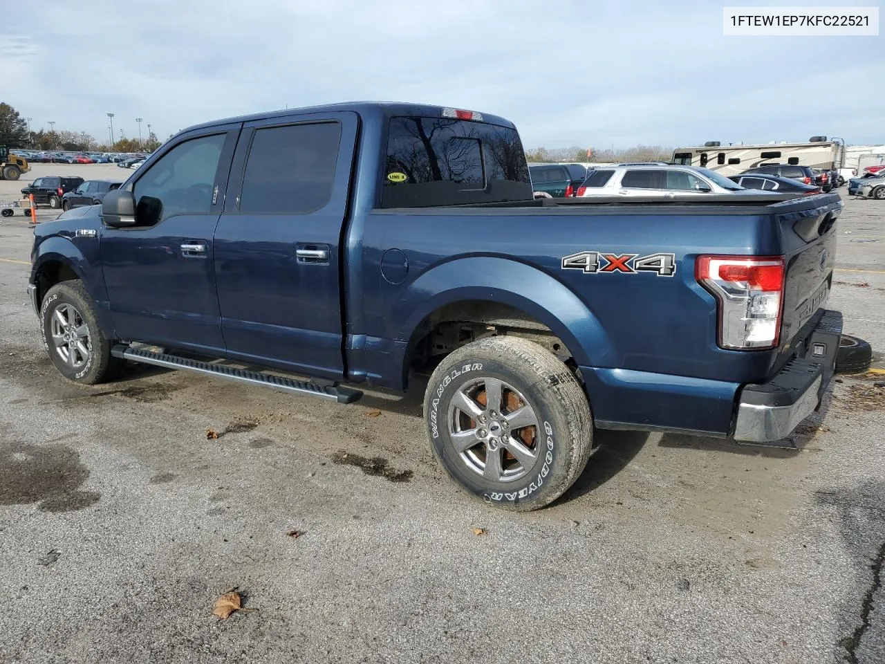 2019 Ford F150 Supercrew VIN: 1FTEW1EP7KFC22521 Lot: 80043464