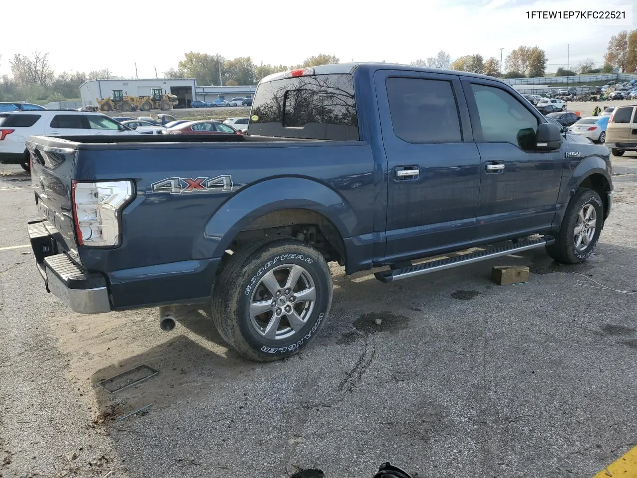 2019 Ford F150 Supercrew VIN: 1FTEW1EP7KFC22521 Lot: 80043464