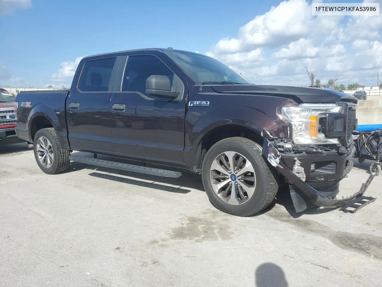 2019 Ford F150 Supercrew VIN: 1FTEW1CP1KFA53986 Lot: 80164024