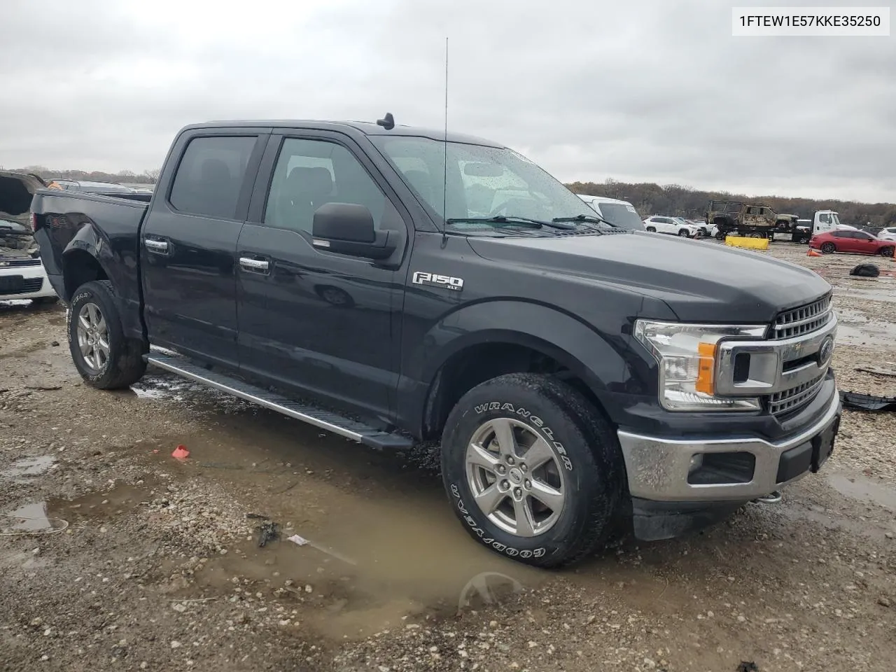 2019 Ford F150 Supercrew VIN: 1FTEW1E57KKE35250 Lot: 80320884