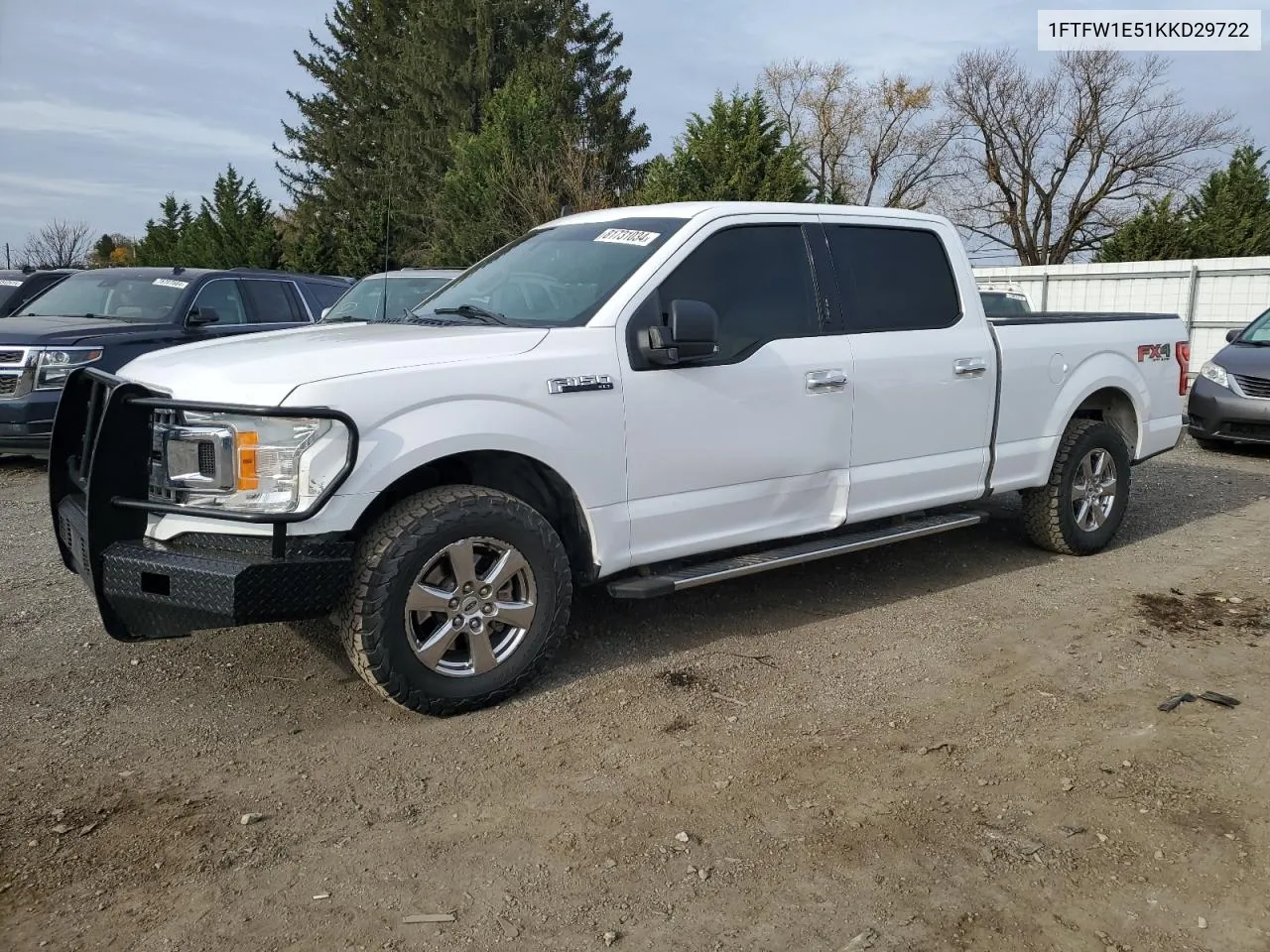 2019 Ford F150 Supercrew VIN: 1FTFW1E51KKD29722 Lot: 81731034