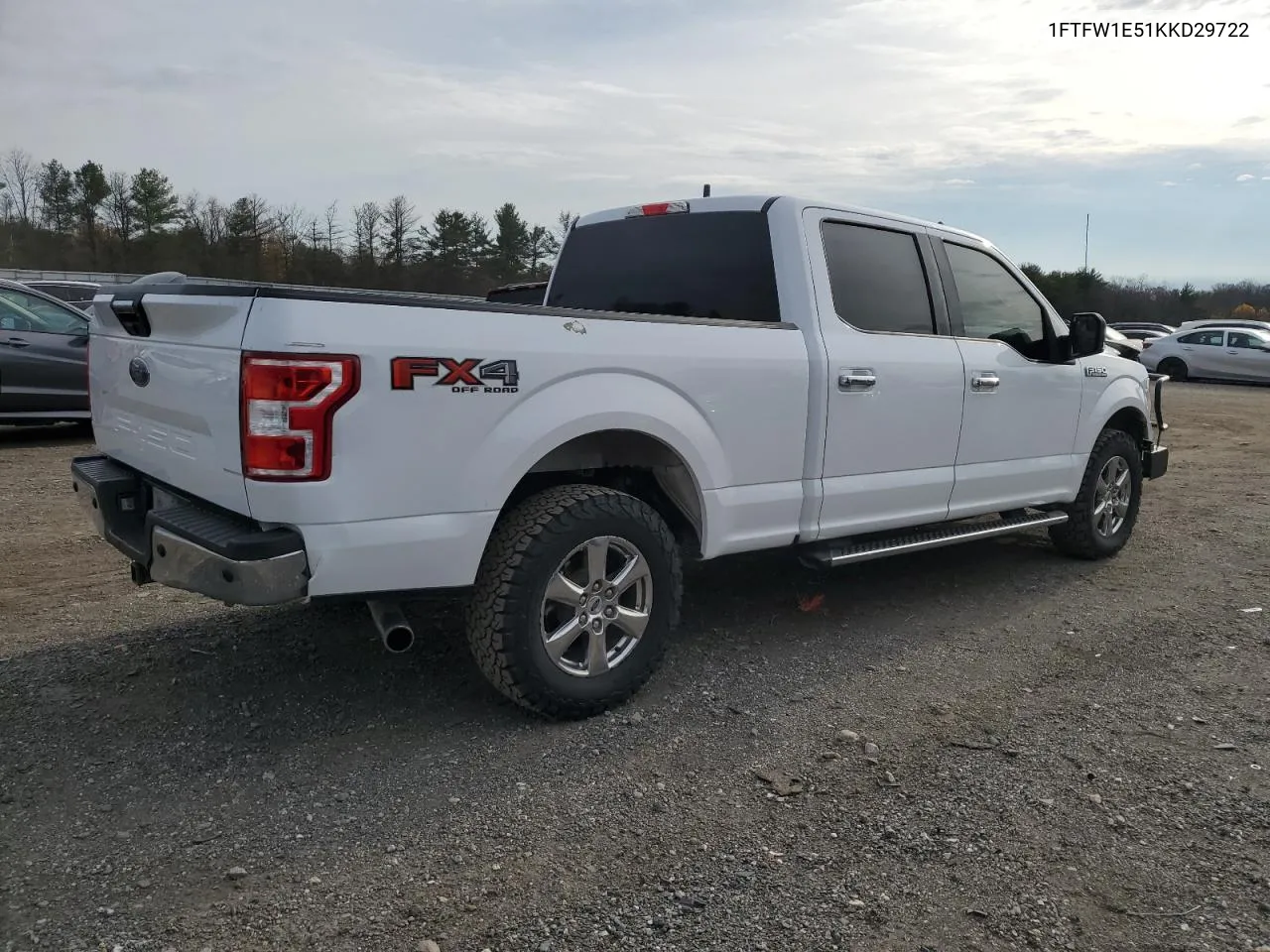 2019 Ford F150 Supercrew VIN: 1FTFW1E51KKD29722 Lot: 81731034