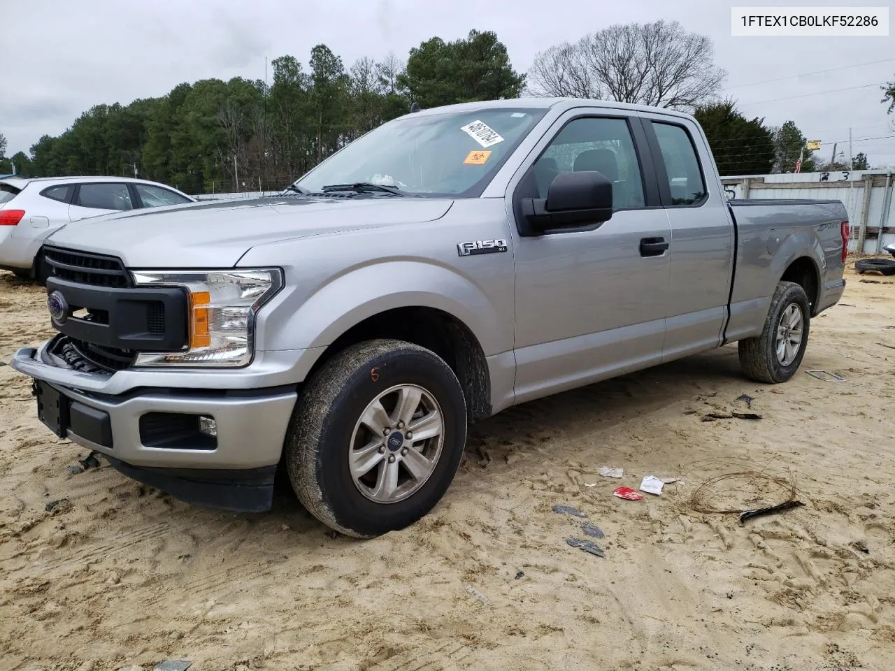 2020 Ford F150 Super Cab VIN: 1FTEX1CB0LKF52286 Lot: 40610764