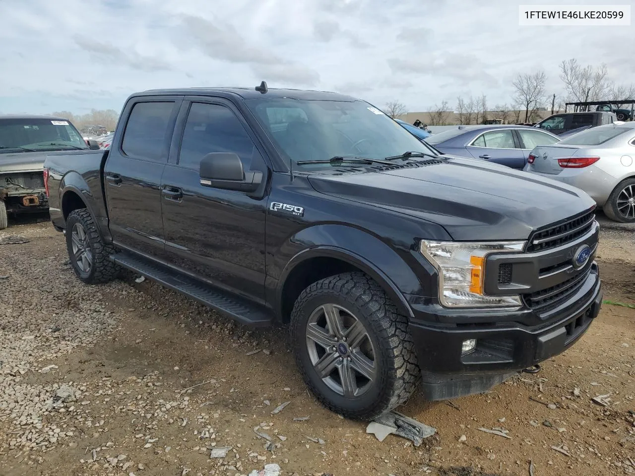 2020 Ford F150 Supercrew VIN: 1FTEW1E46LKE20599 Lot: 47181544