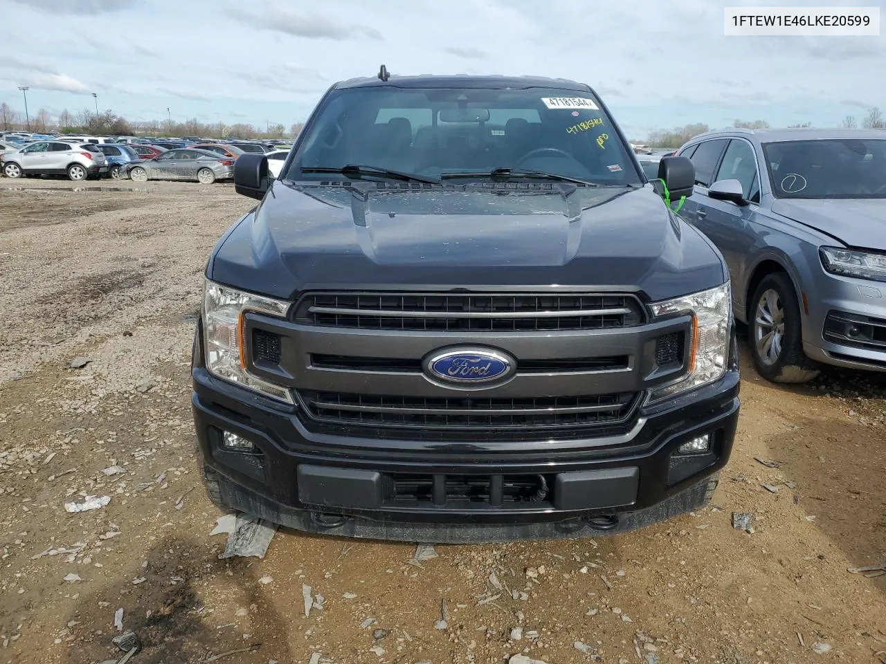 2020 Ford F150 Supercrew VIN: 1FTEW1E46LKE20599 Lot: 47181544