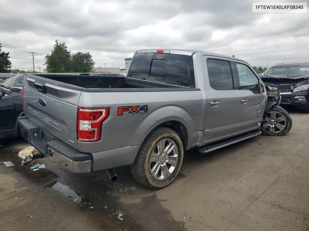 2020 Ford F150 Supercrew VIN: 1FTEW1E40LKF08340 Lot: 50595624