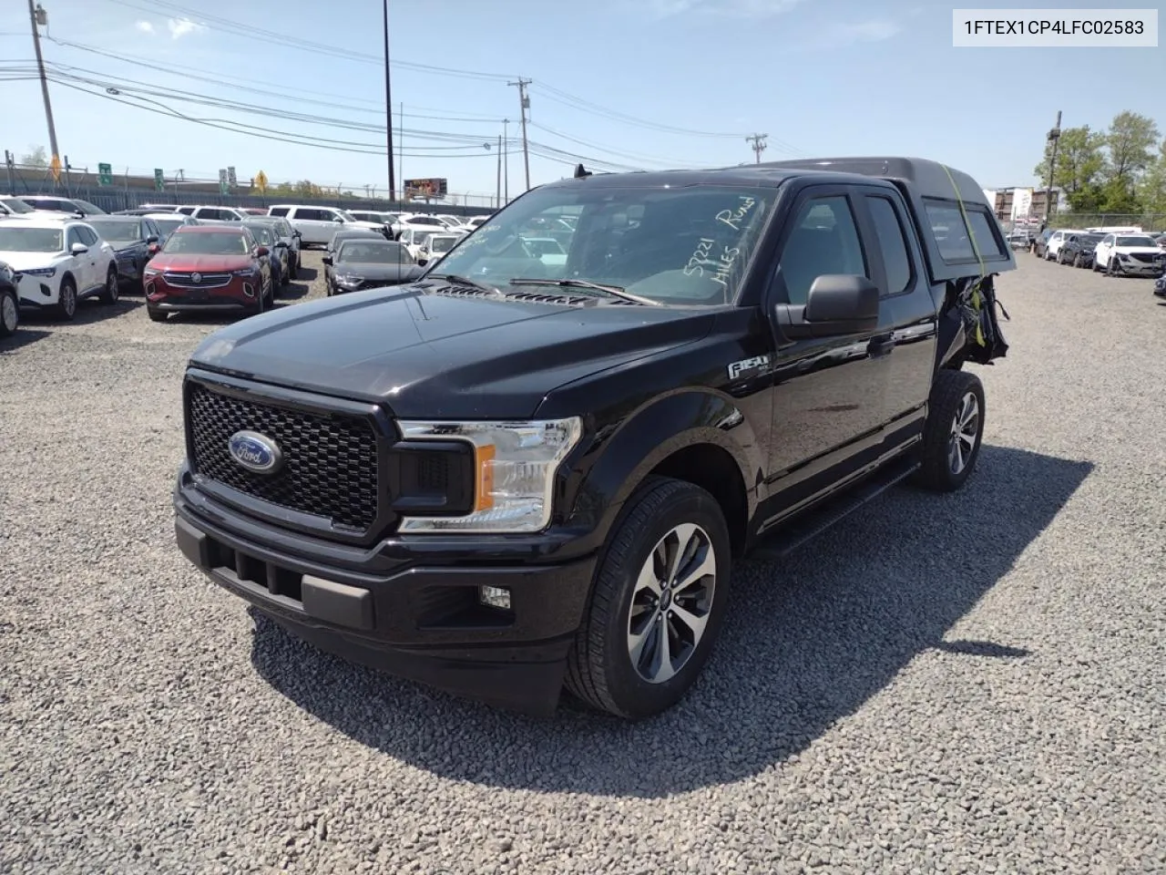 2020 Ford F150 Super Cab VIN: 1FTEX1CP4LFC02583 Lot: 52736564