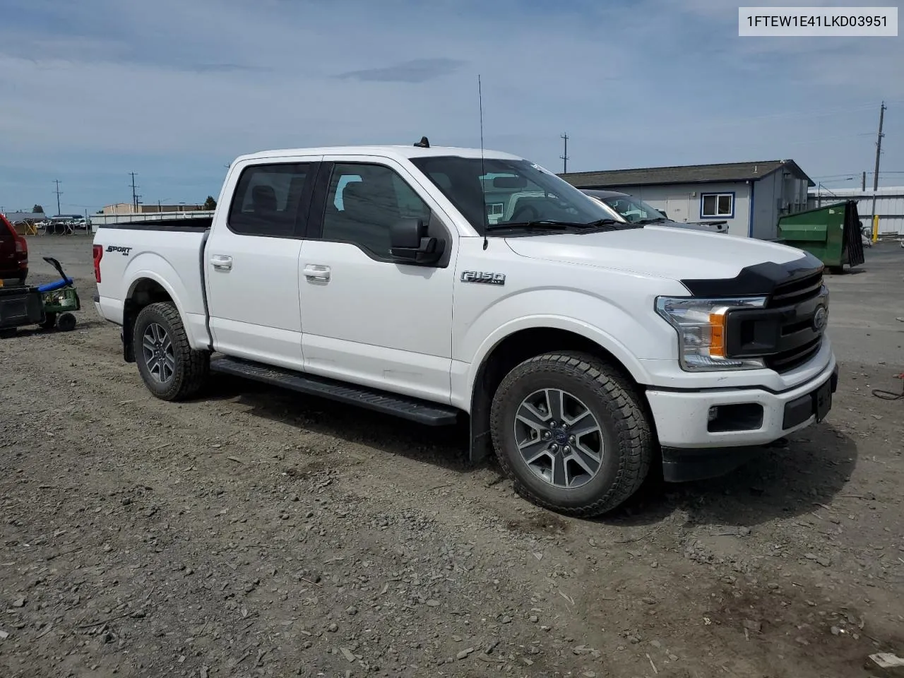 2020 Ford F150 Supercrew VIN: 1FTEW1E41LKD03951 Lot: 54023474