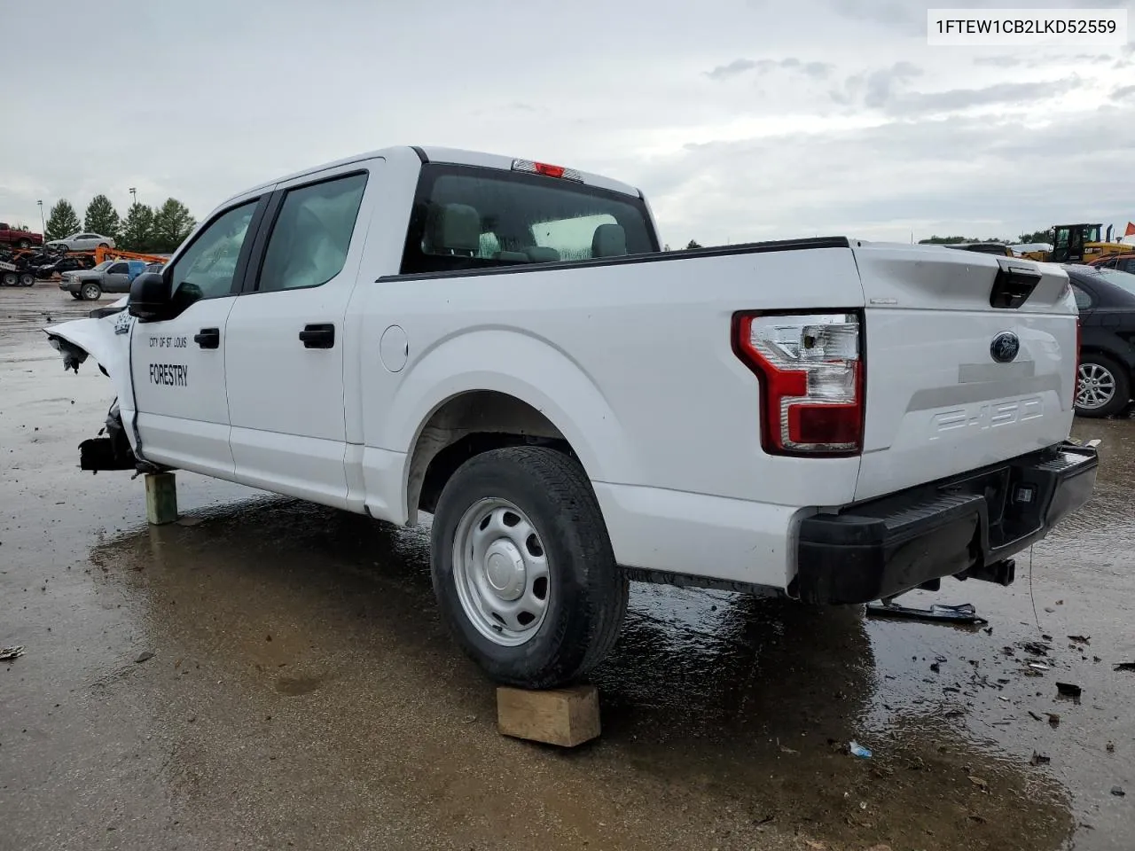 2020 Ford F150 Supercrew VIN: 1FTEW1CB2LKD52559 Lot: 54760084