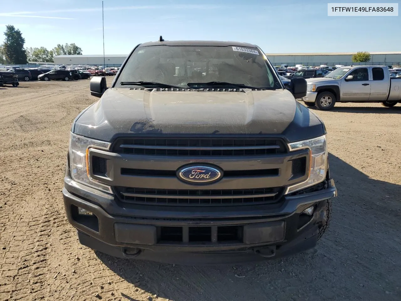 2020 Ford F150 Supercrew VIN: 1FTFW1E49LFA83648 Lot: 61033384