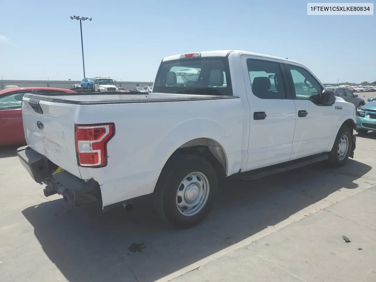 2020 Ford F150 Supercrew VIN: 1FTEW1C5XLKE80834 Lot: 61715874