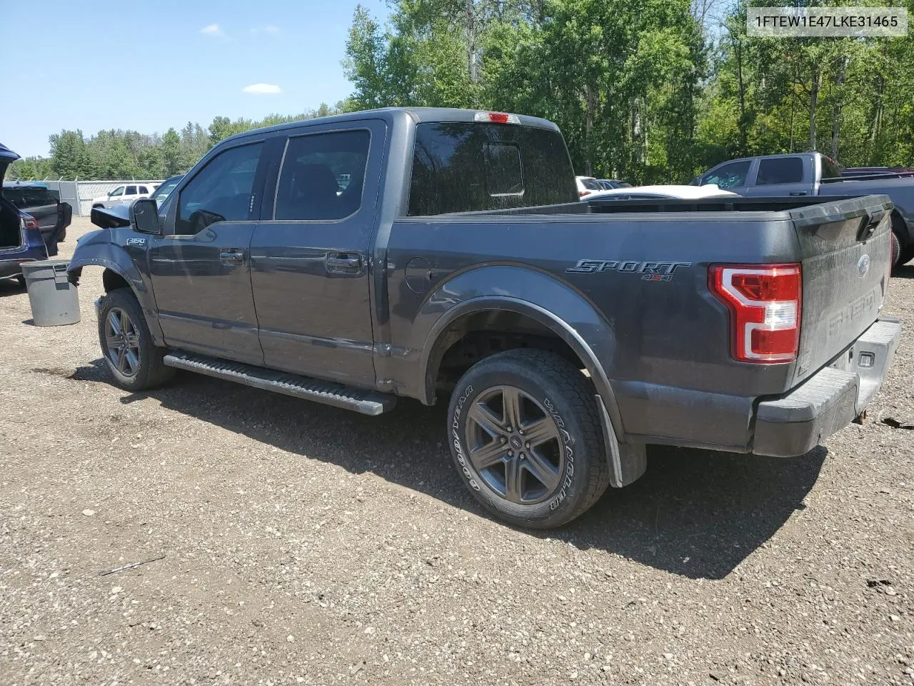 2020 Ford F150 Supercrew VIN: 1FTEW1E47LKE31465 Lot: 64737544