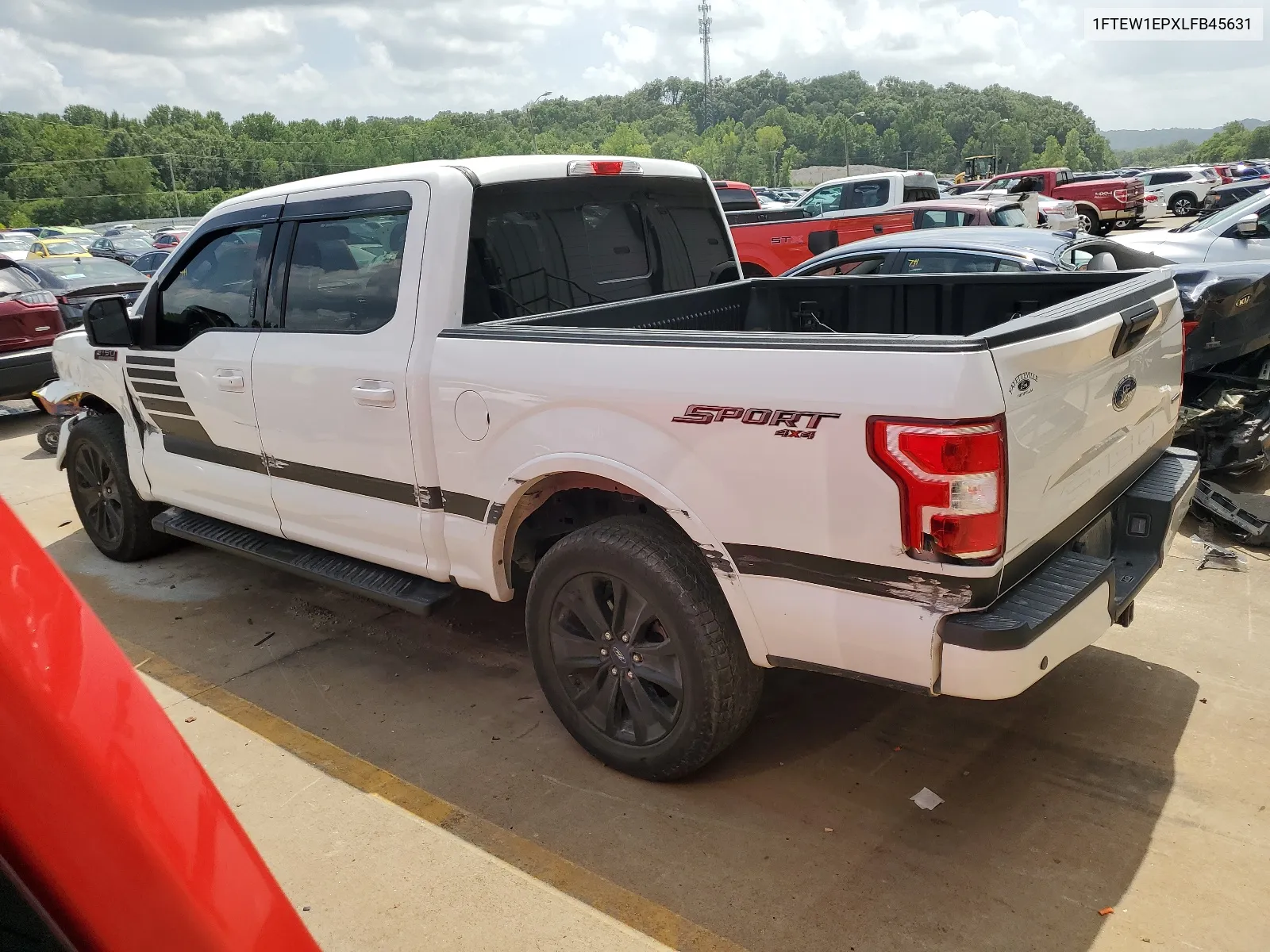 2020 Ford F150 Supercrew VIN: 1FTEW1EPXLFB45631 Lot: 65362844