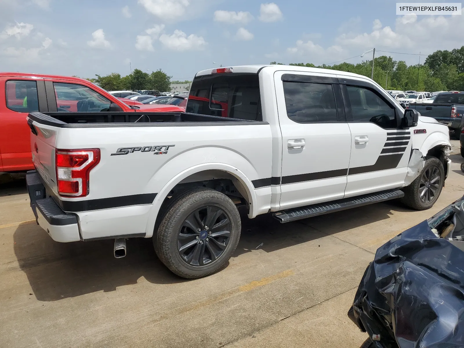 2020 Ford F150 Supercrew VIN: 1FTEW1EPXLFB45631 Lot: 65362844