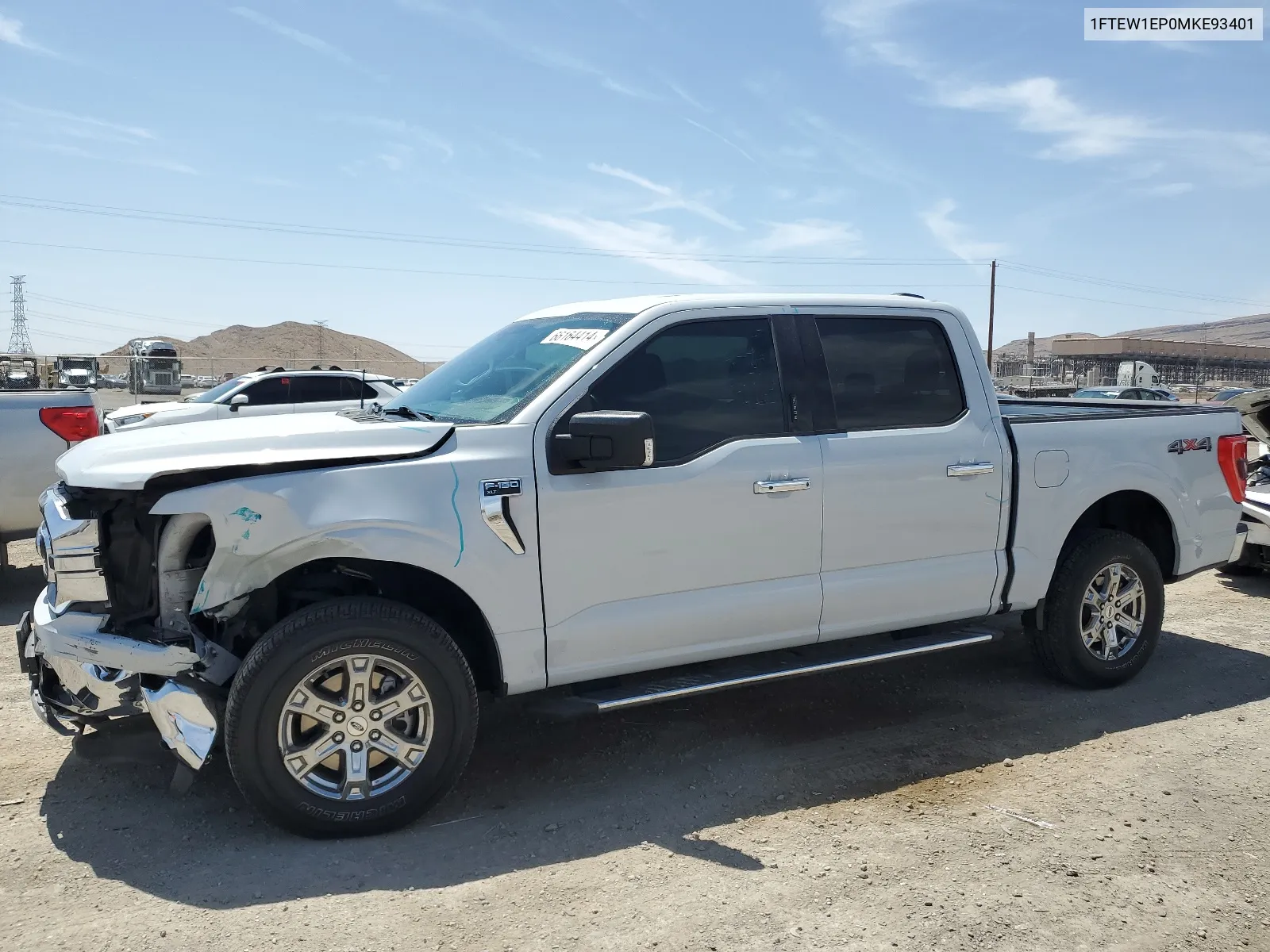 2020 Ford F150 Supercrew VIN: 1FTEW1EP0MKE93401 Lot: 66164414