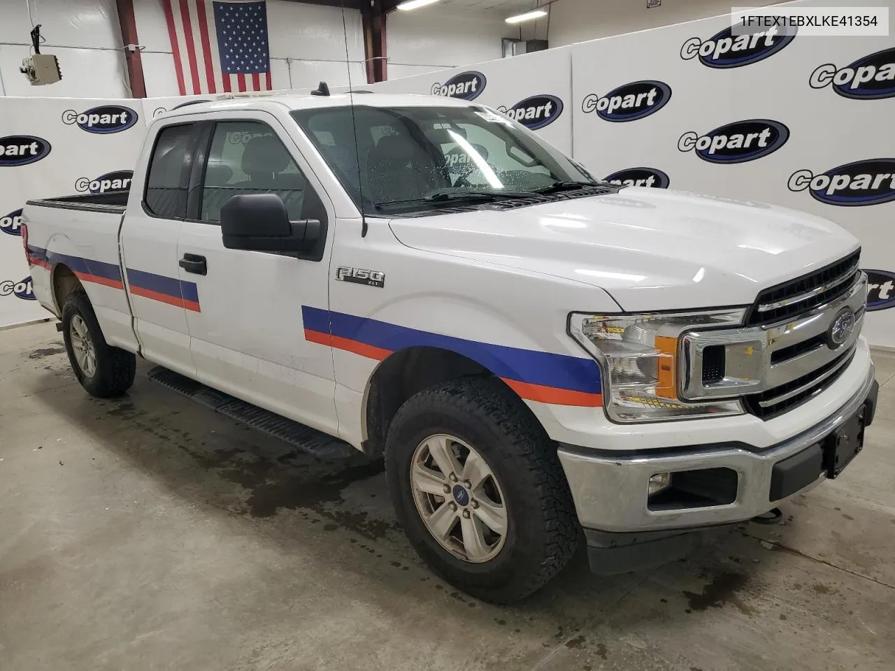 2020 Ford F150 Super Cab VIN: 1FTEX1EBXLKE41354 Lot: 68467634