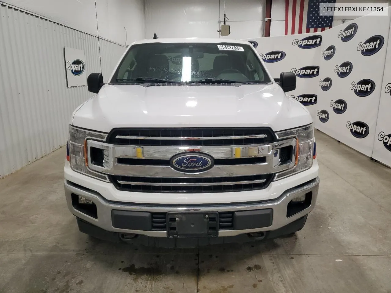 2020 Ford F150 Super Cab VIN: 1FTEX1EBXLKE41354 Lot: 68467634