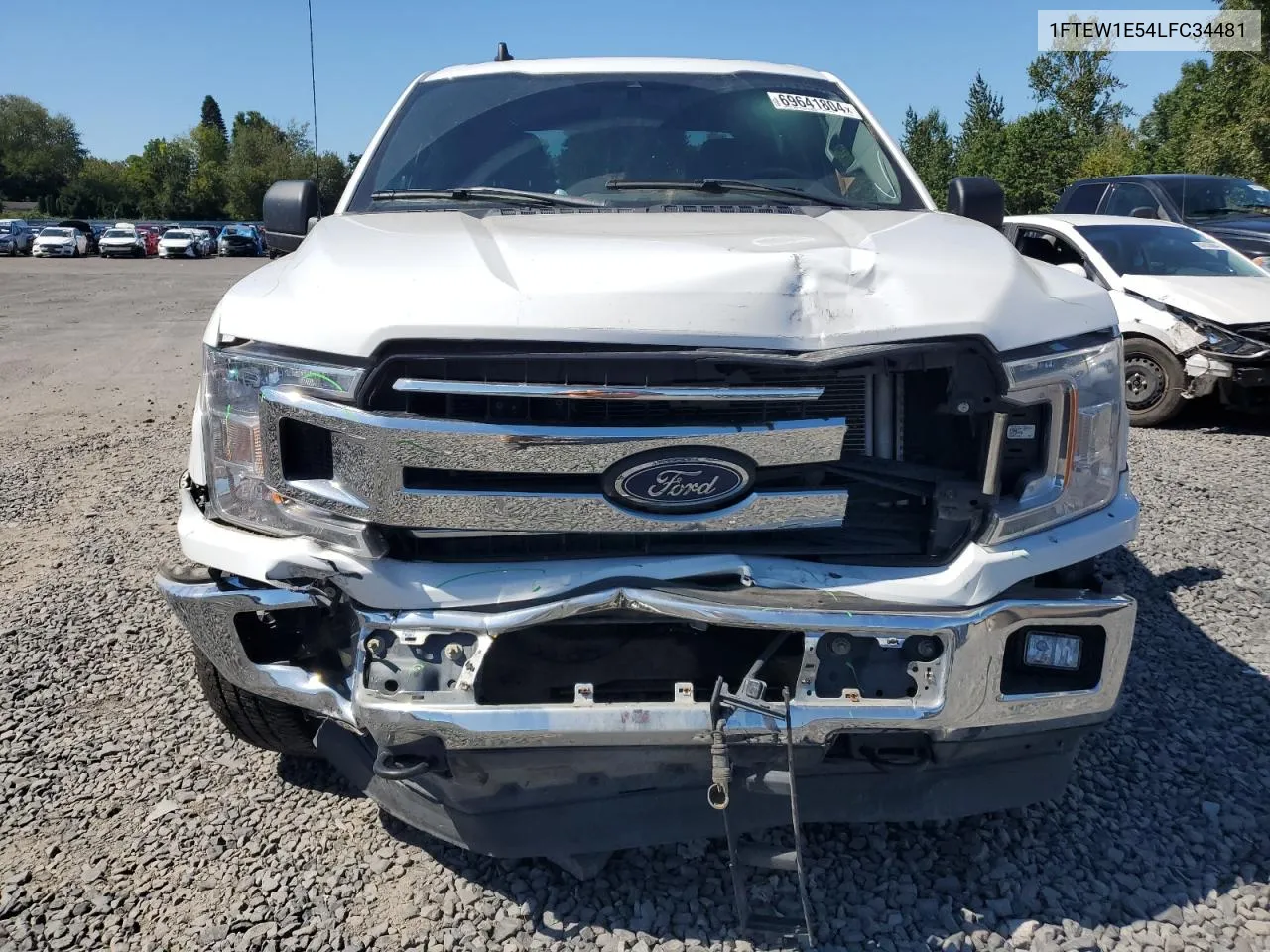 2020 Ford F150 Supercrew VIN: 1FTEW1E54LFC34481 Lot: 69641804