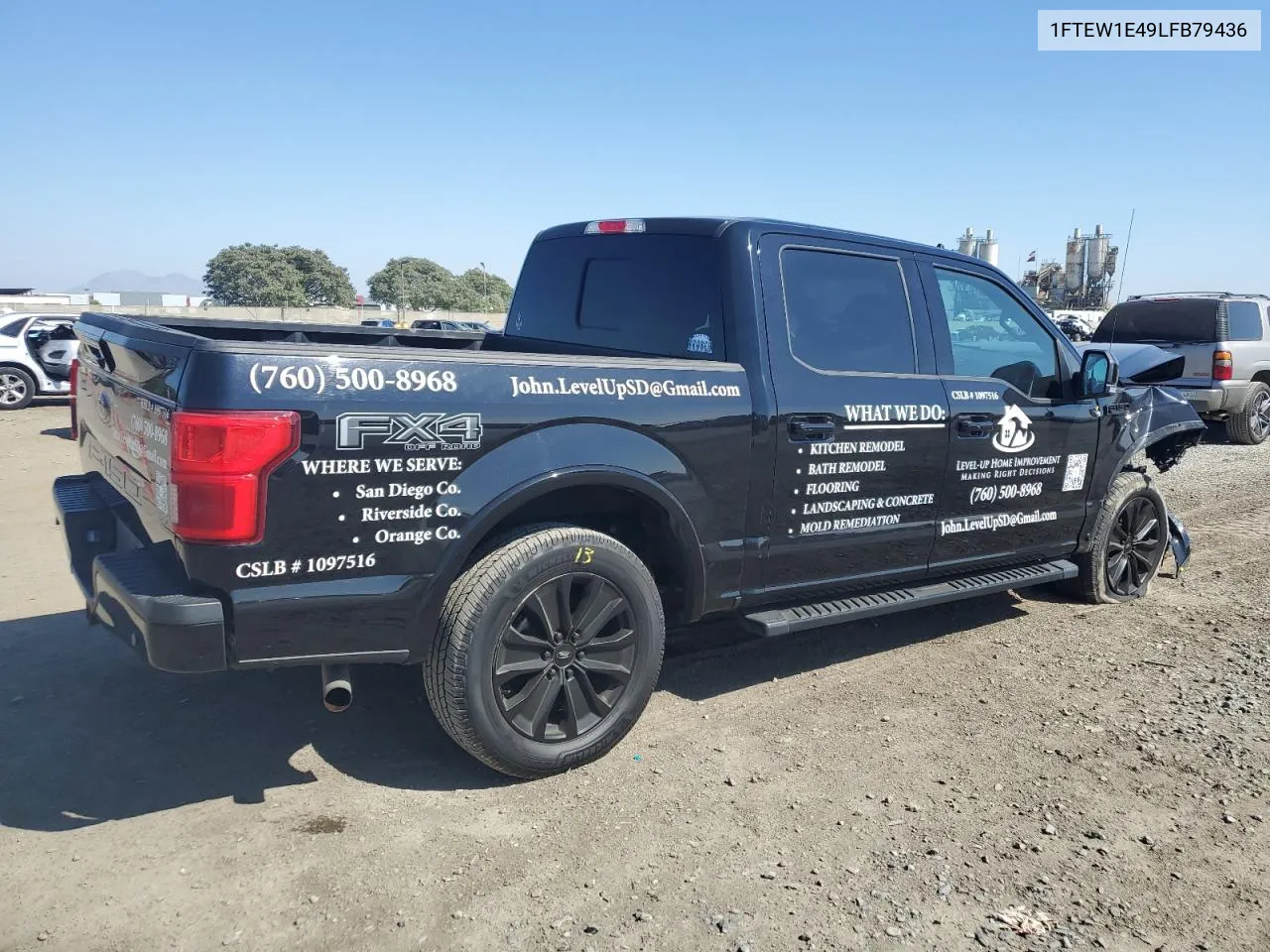 2020 Ford F150 Supercrew VIN: 1FTEW1E49LFB79436 Lot: 69653134