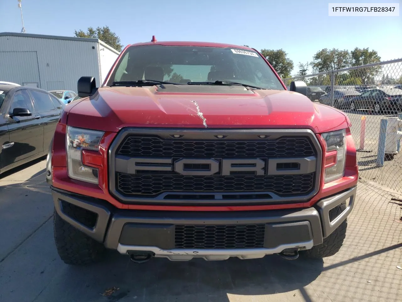 2020 Ford F150 Raptor VIN: 1FTFW1RG7LFB28347 Lot: 69696734