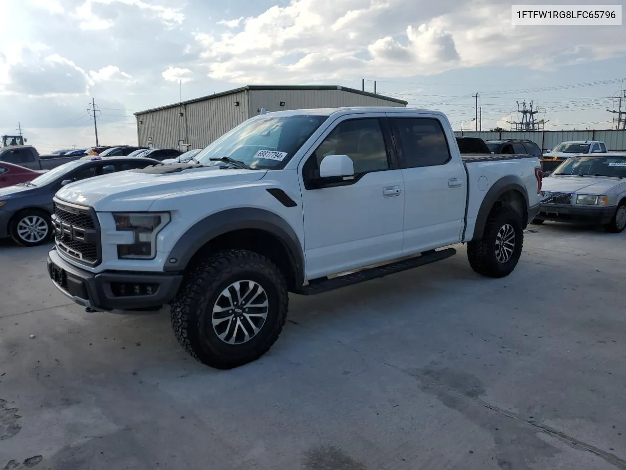 1FTFW1RG8LFC65796 2020 Ford F150 Raptor