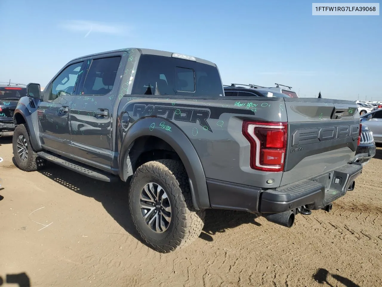 2020 Ford F150 Raptor VIN: 1FTFW1RG7LFA39068 Lot: 69981634