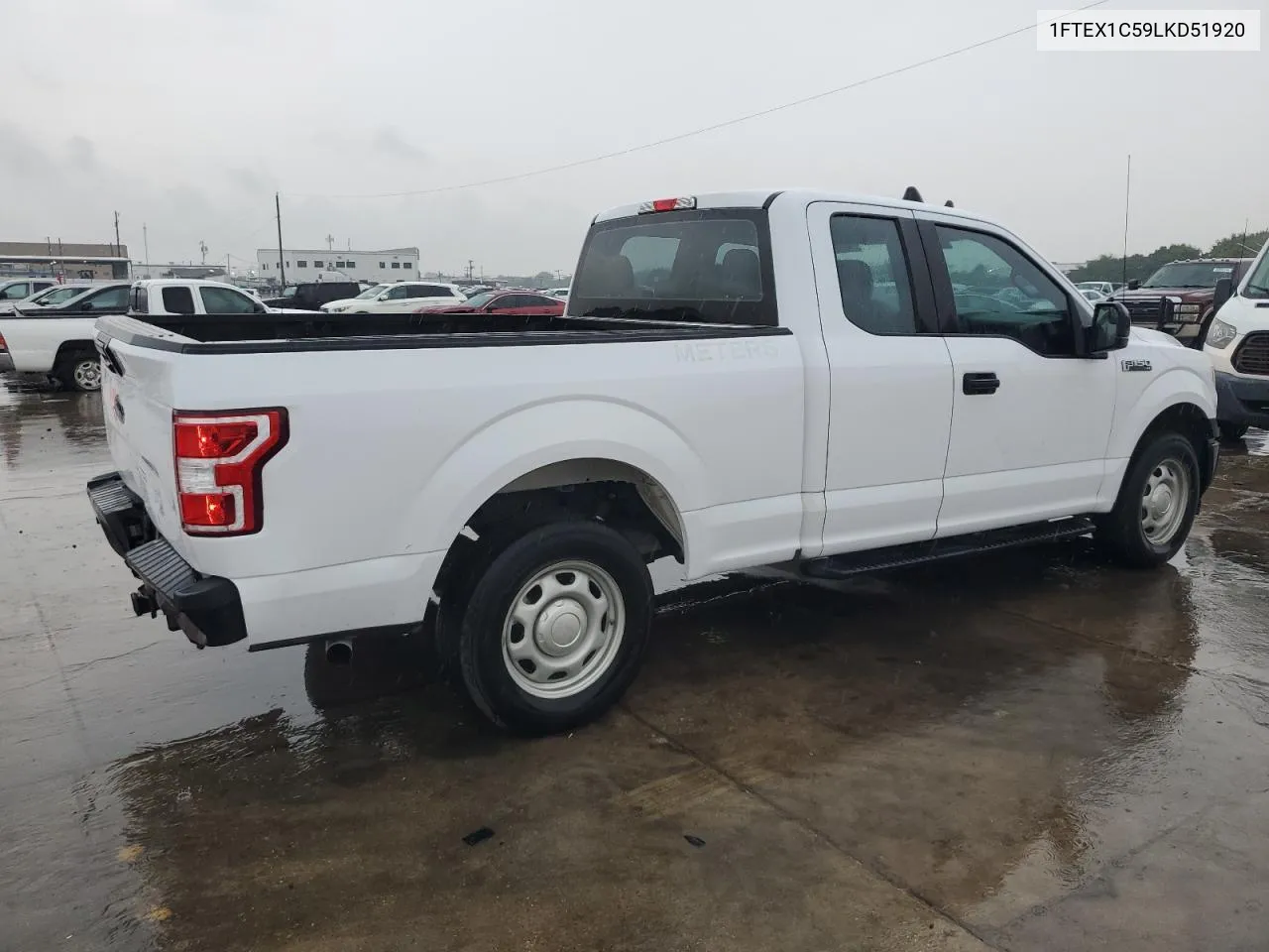 2020 Ford F150 Super Cab VIN: 1FTEX1C59LKD51920 Lot: 70211724