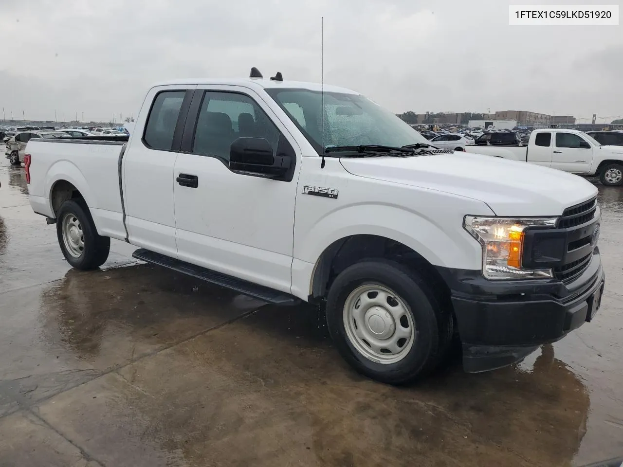 2020 Ford F150 Super Cab VIN: 1FTEX1C59LKD51920 Lot: 70211724