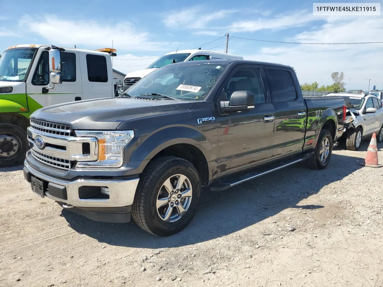 2020 Ford F150 Supercrew VIN: 1FTFW1E45LKE11915 Lot: 70583974