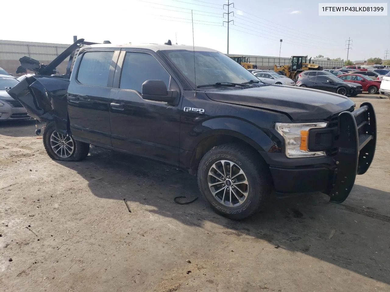 1FTEW1P43LKD81399 2020 Ford F150 Police Responder