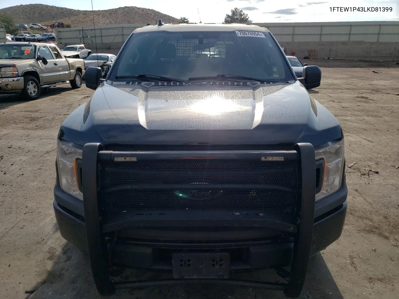 2020 Ford F150 Police Responder VIN: 1FTEW1P43LKD81399 Lot: 70676954