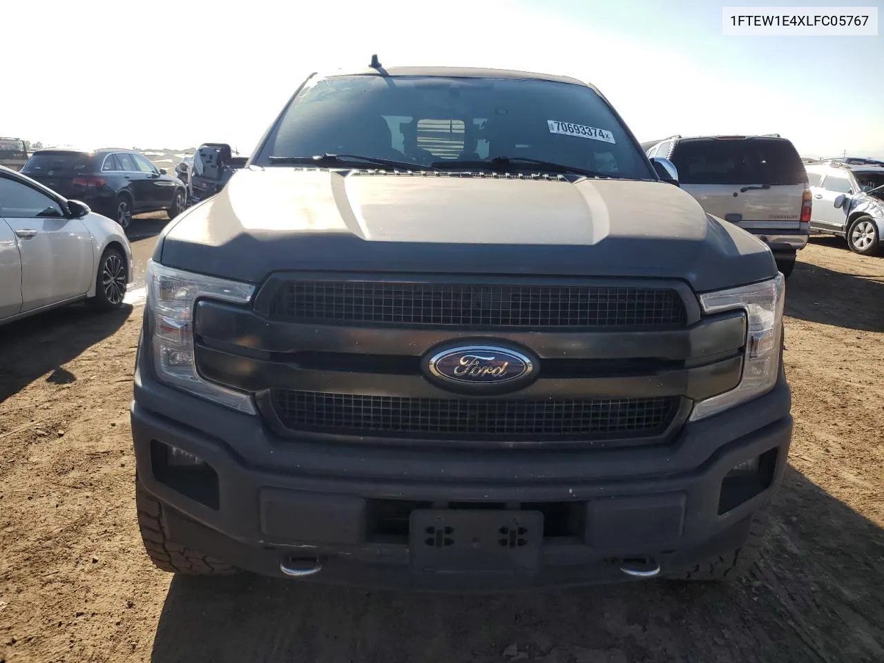 2020 Ford F150 Supercrew VIN: 1FTEW1E4XLFC05767 Lot: 70693374