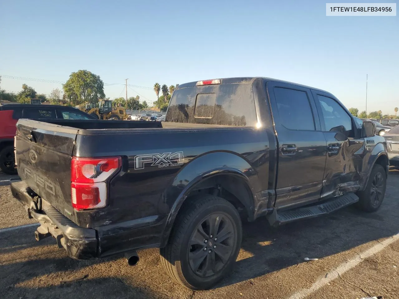 2020 Ford F150 Supercrew VIN: 1FTEW1E48LFB34956 Lot: 70714304