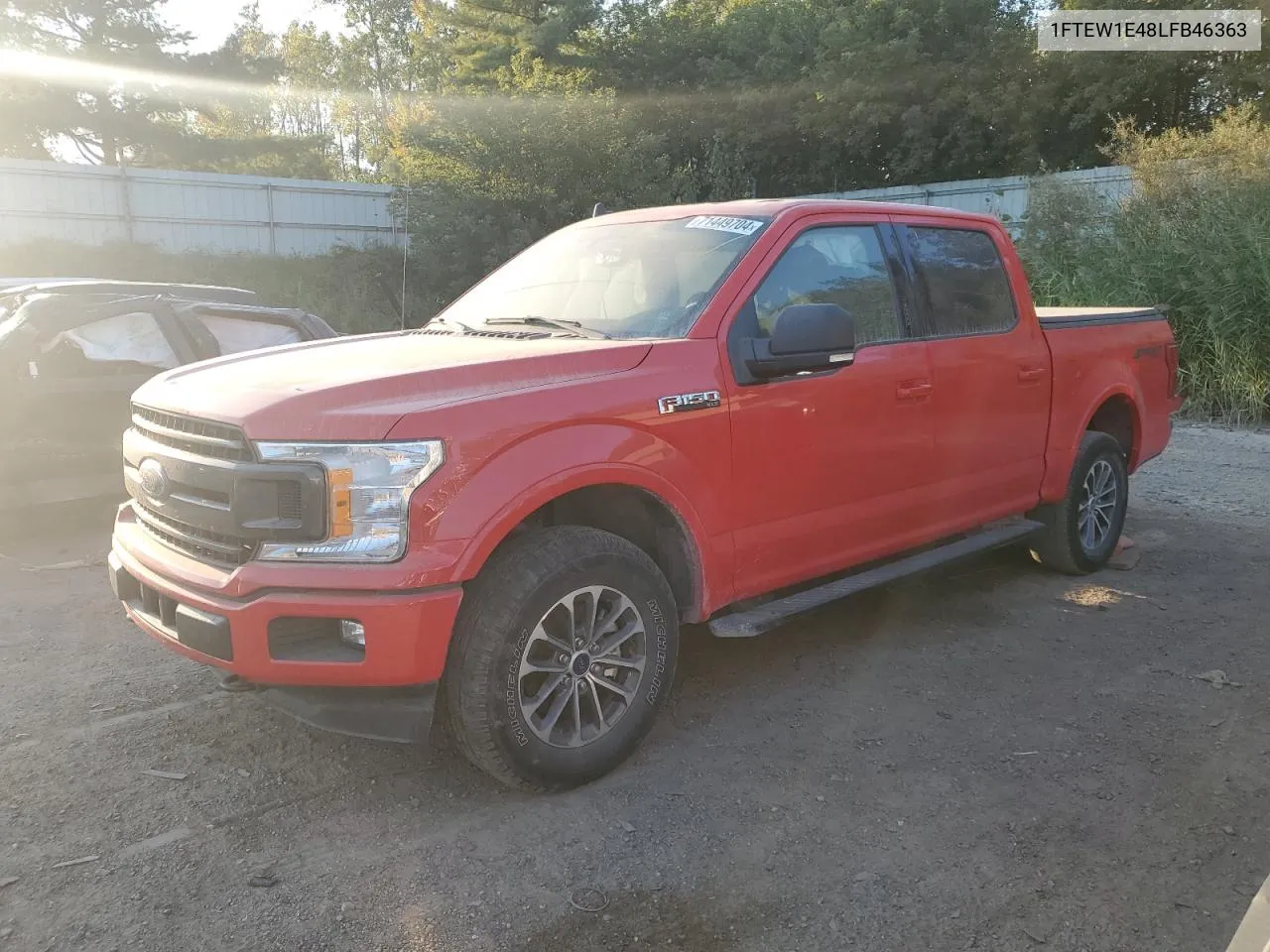 2020 Ford F150 Supercrew VIN: 1FTEW1E48LFB46363 Lot: 71449704