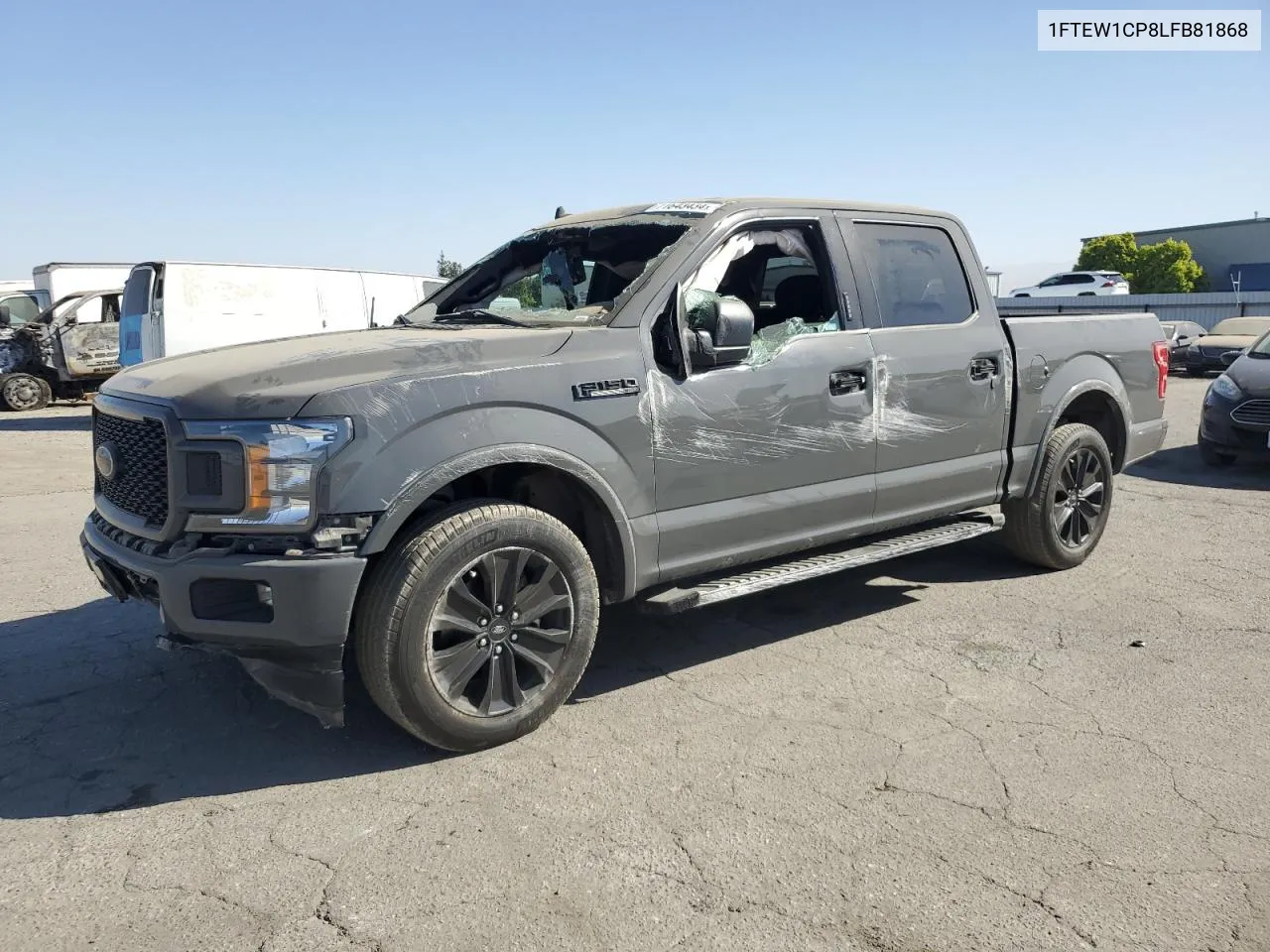 2020 Ford F150 Supercrew VIN: 1FTEW1CP8LFB81868 Lot: 71643434