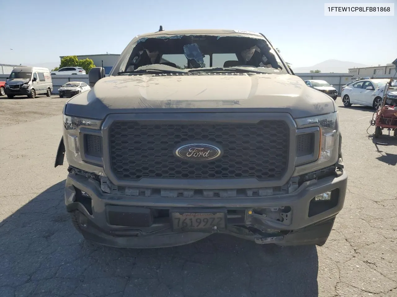 2020 Ford F150 Supercrew VIN: 1FTEW1CP8LFB81868 Lot: 71643434