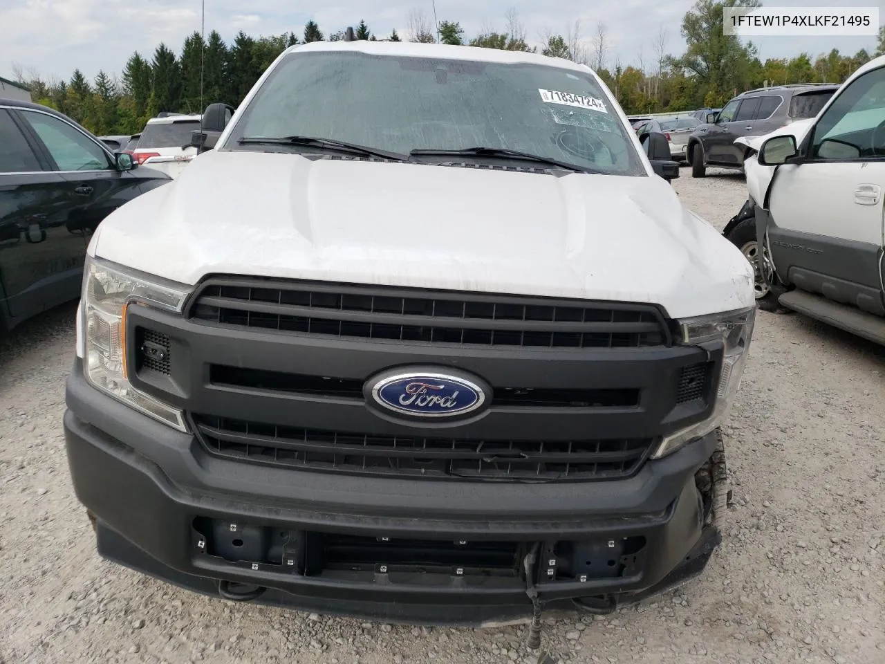 2020 Ford F150 Police Responder VIN: 1FTEW1P4XLKF21495 Lot: 71834724