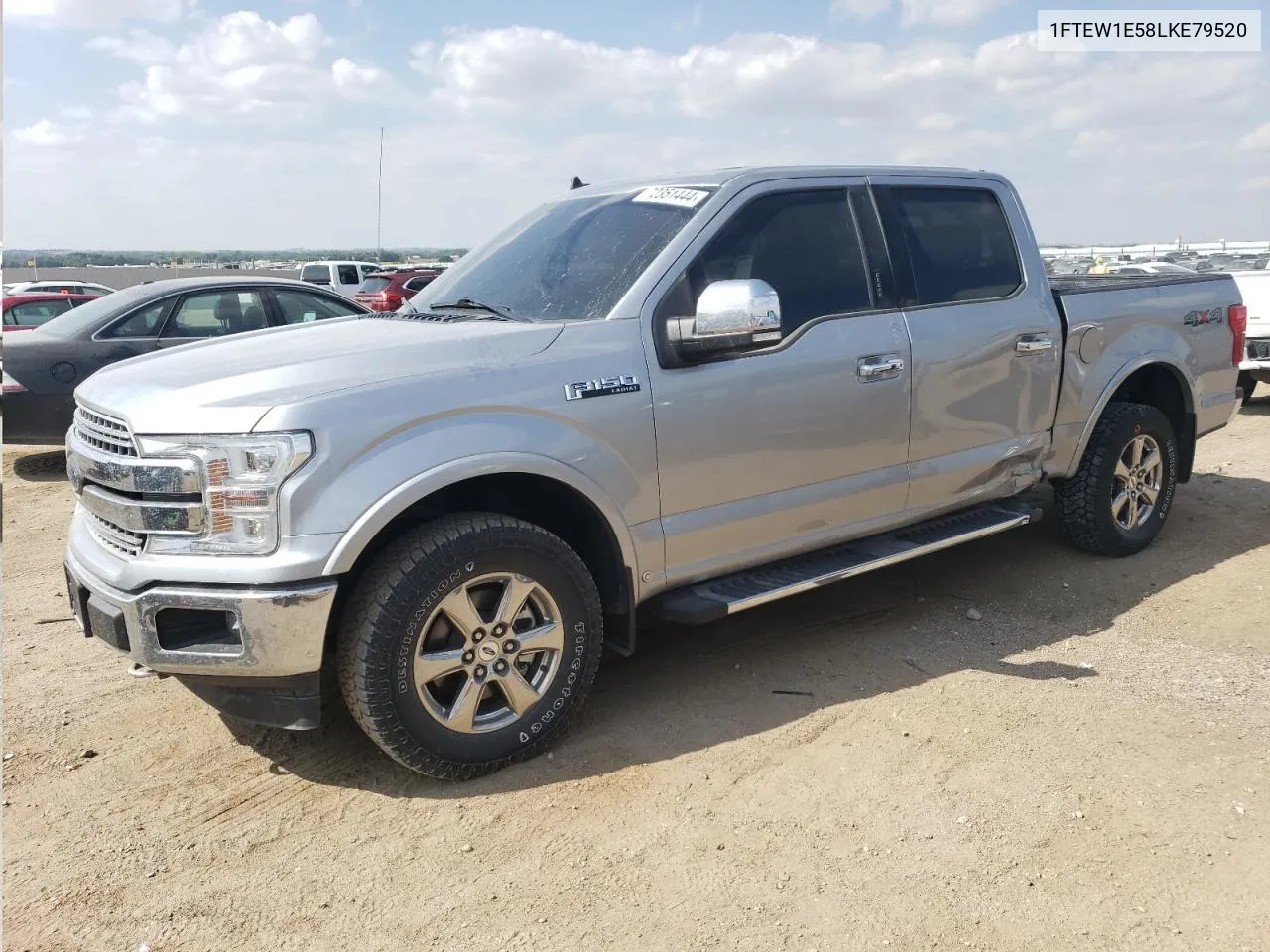 2020 Ford F150 Supercrew VIN: 1FTEW1E58LKE79520 Lot: 72351444