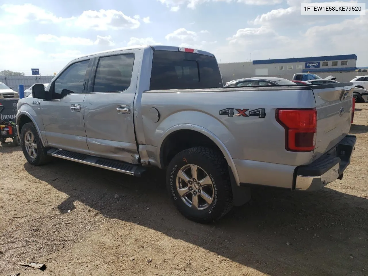 2020 Ford F150 Supercrew VIN: 1FTEW1E58LKE79520 Lot: 72351444