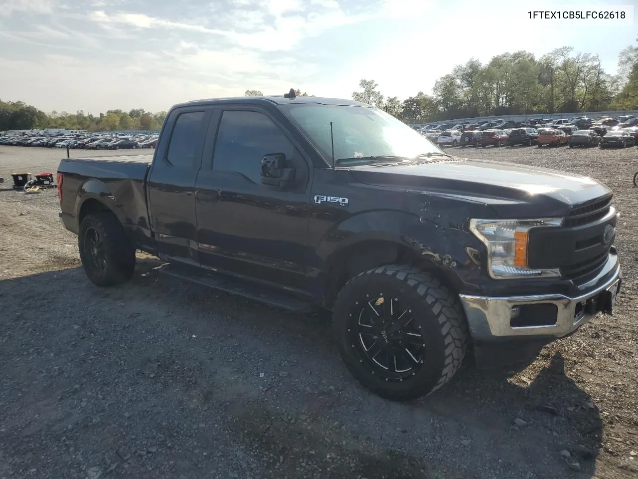 2020 Ford F150 Super Cab VIN: 1FTEX1CB5LFC62618 Lot: 72516054