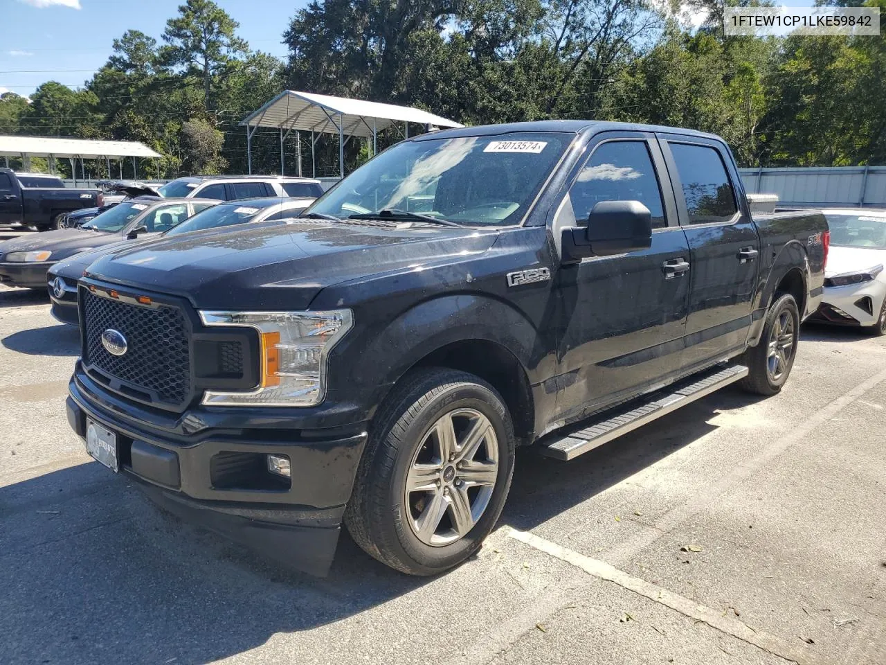 2020 Ford F150 Supercrew VIN: 1FTEW1CP1LKE59842 Lot: 73013574