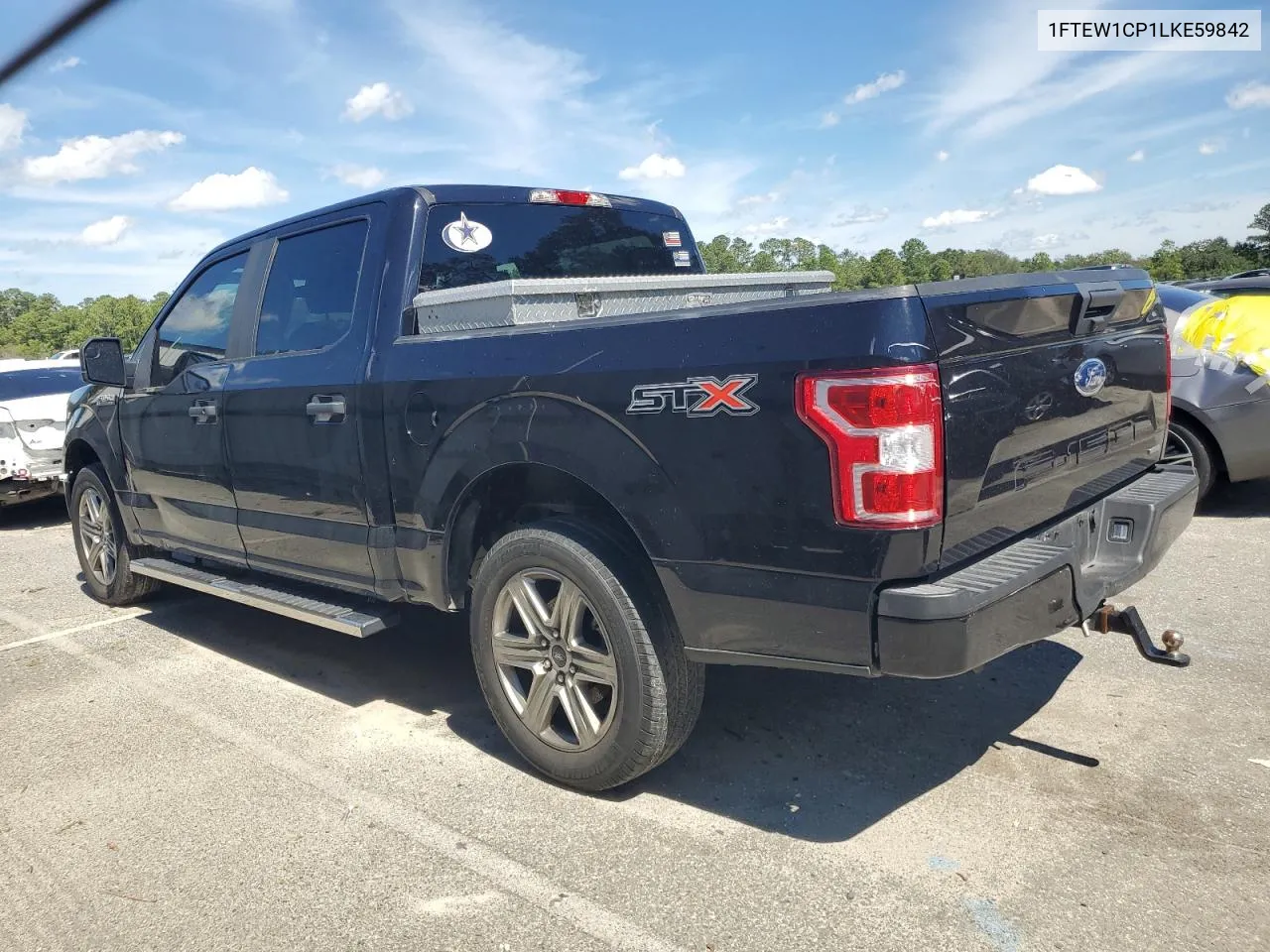 2020 Ford F150 Supercrew VIN: 1FTEW1CP1LKE59842 Lot: 73013574