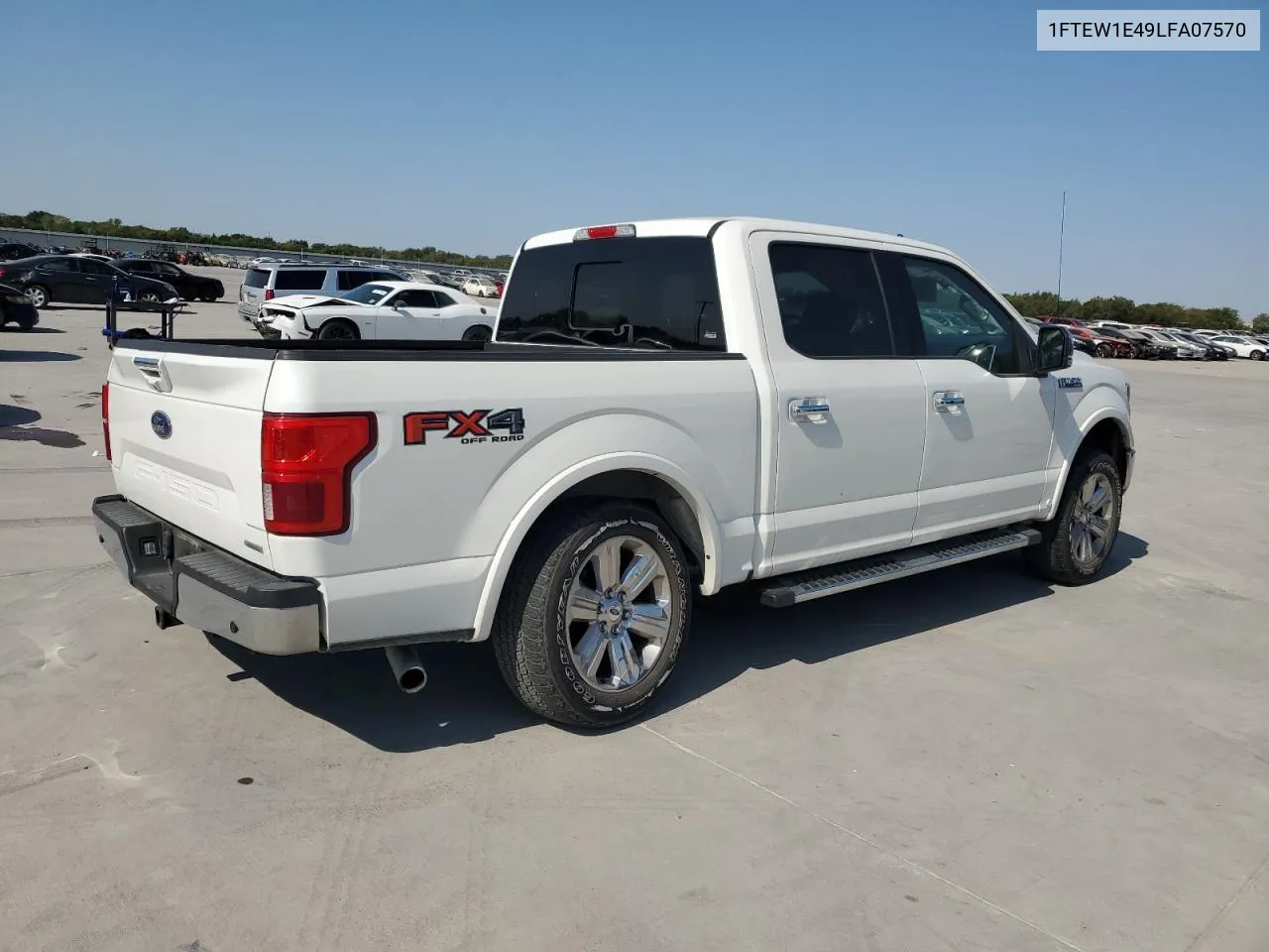 2020 Ford F150 Supercrew VIN: 1FTEW1E49LFA07570 Lot: 74100554