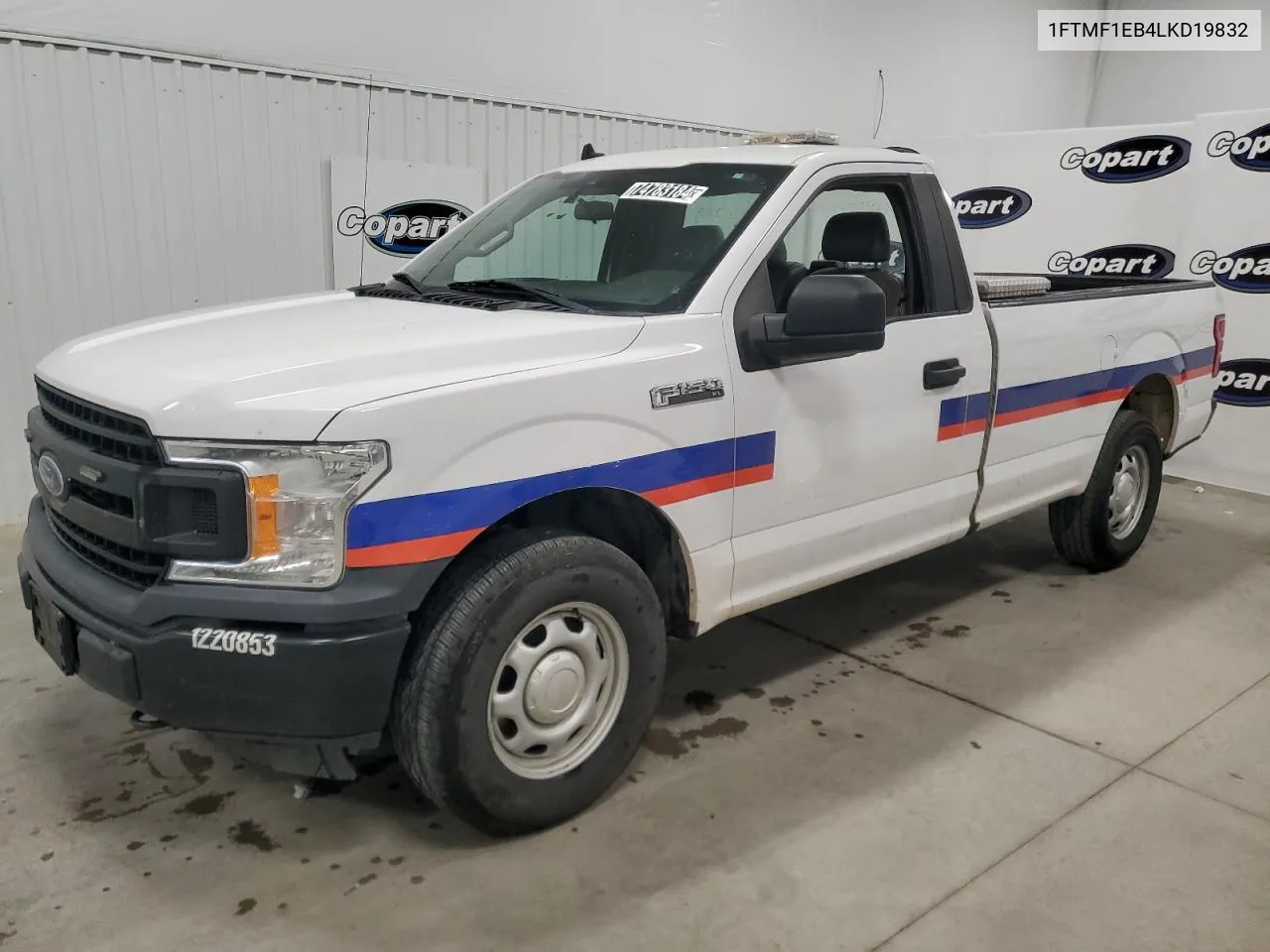 2020 Ford F150 VIN: 1FTMF1EB4LKD19832 Lot: 74783184