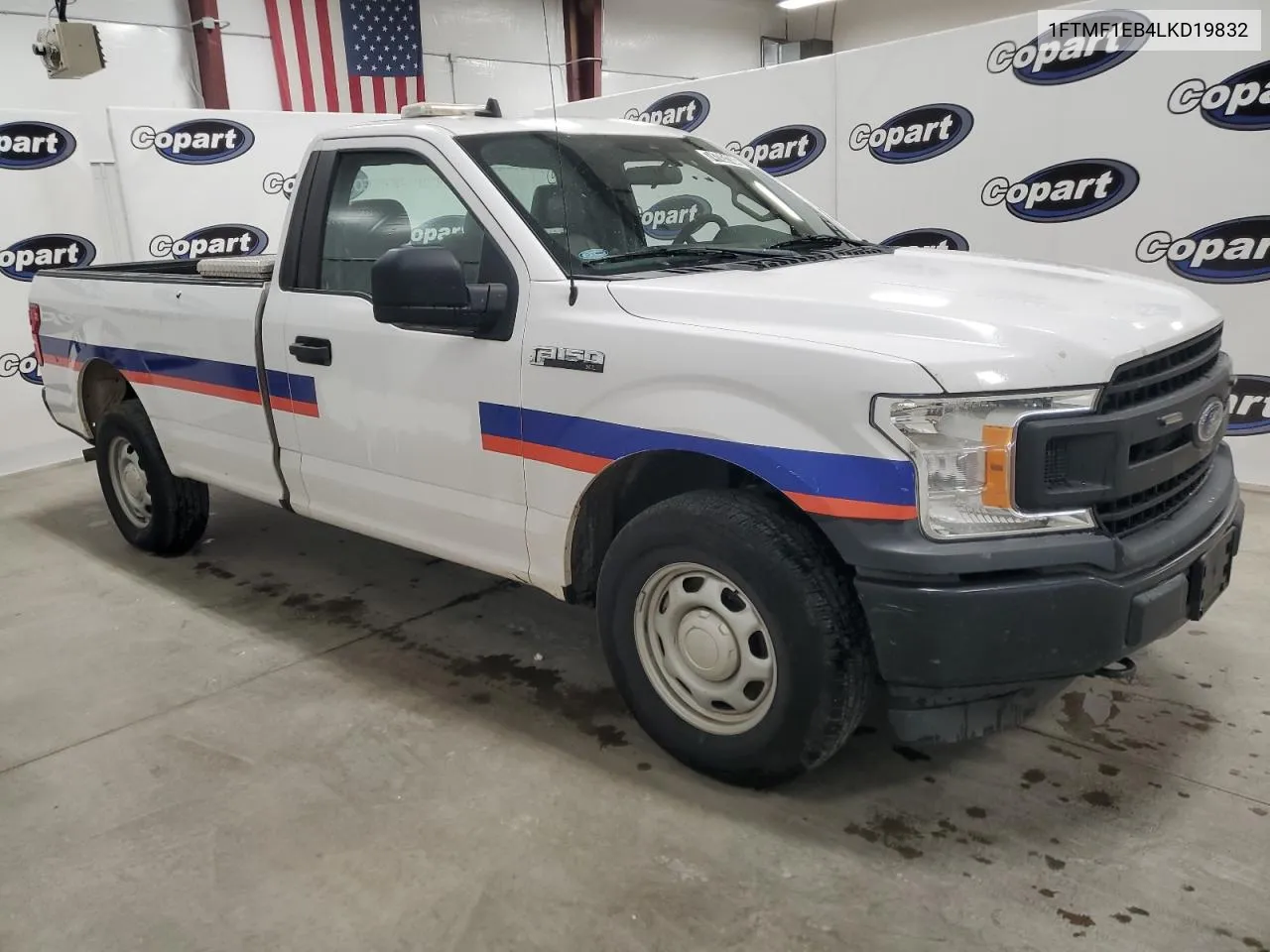 2020 Ford F150 VIN: 1FTMF1EB4LKD19832 Lot: 74783184