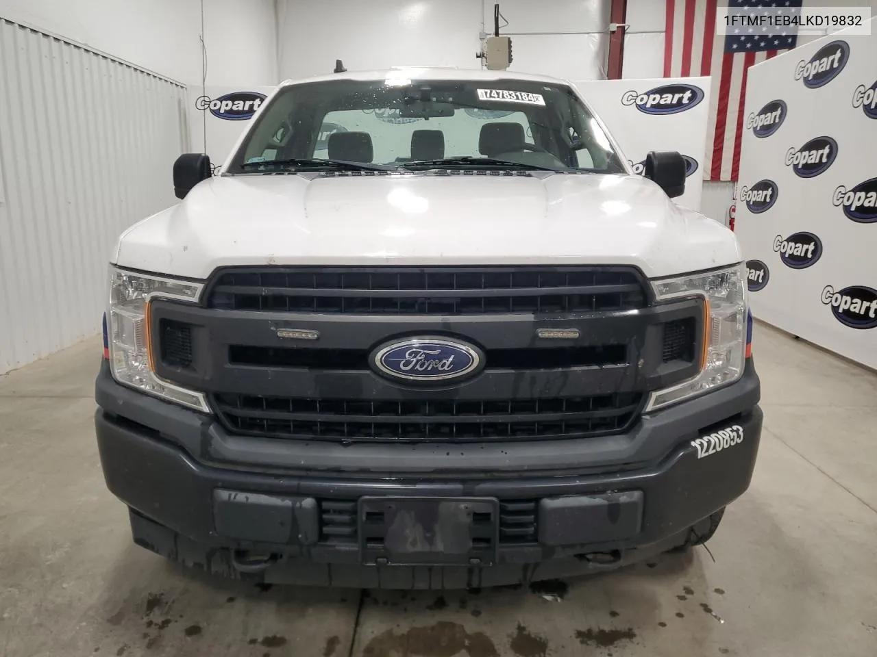 2020 Ford F150 VIN: 1FTMF1EB4LKD19832 Lot: 74783184